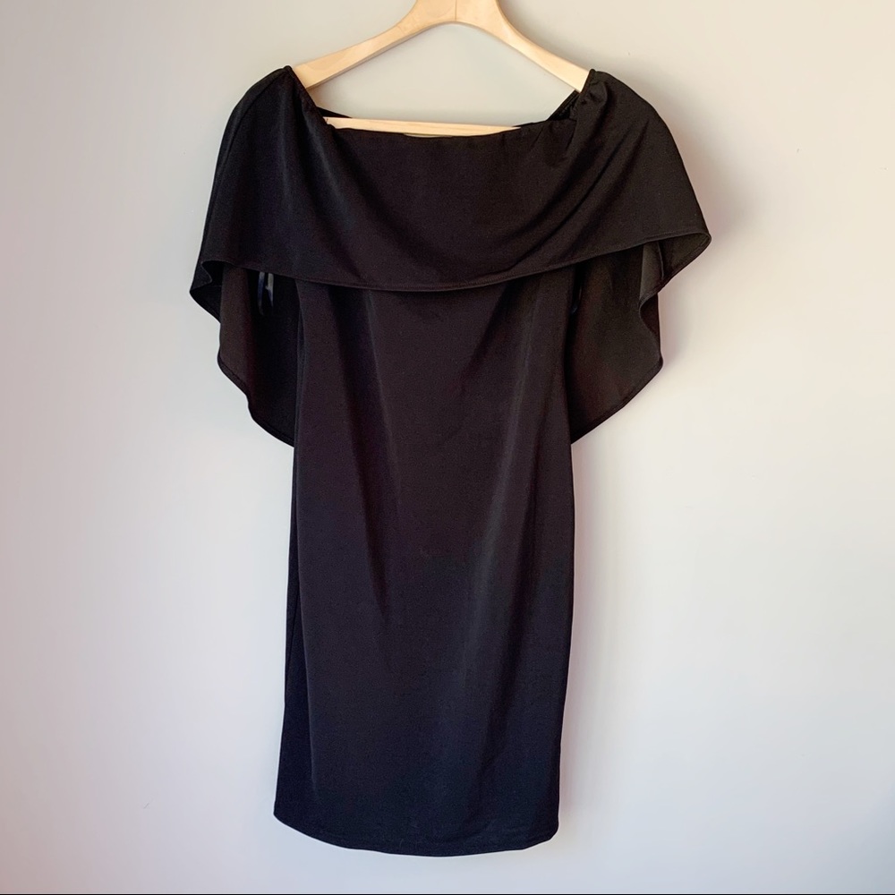 GRACE KARIN Off Shoulder Batwing Cape Dress - Picture 2 of 13
